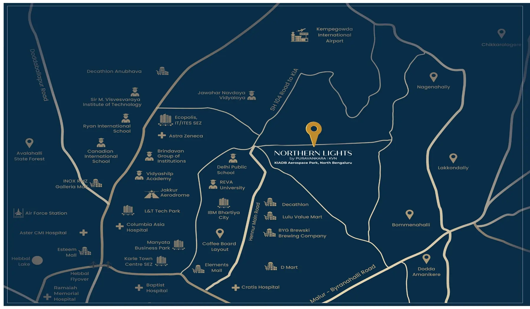 Purva Northern Lights Location Map Purva Northern Lights location map