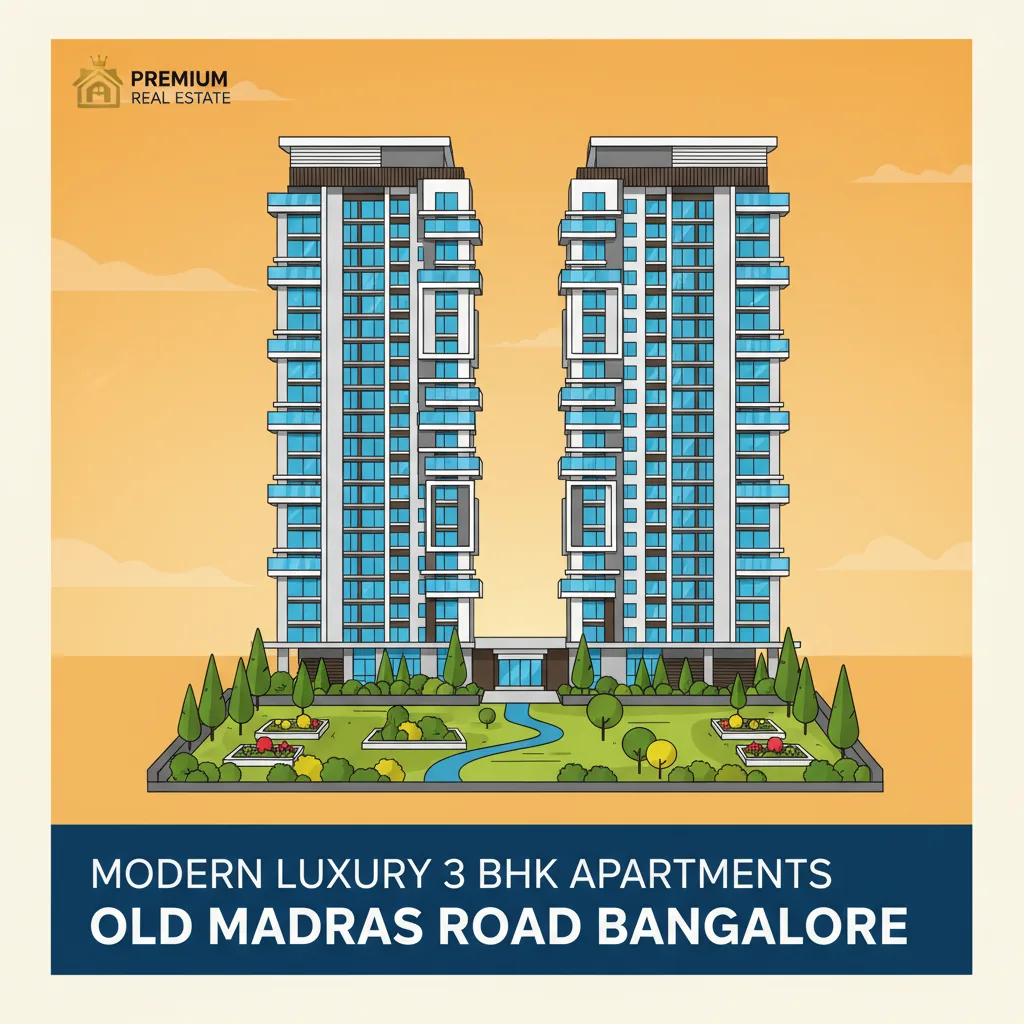 3 BHK Luxury Flats in Old Madras Road 3 BHK Luxury Flats in Old Madras Road