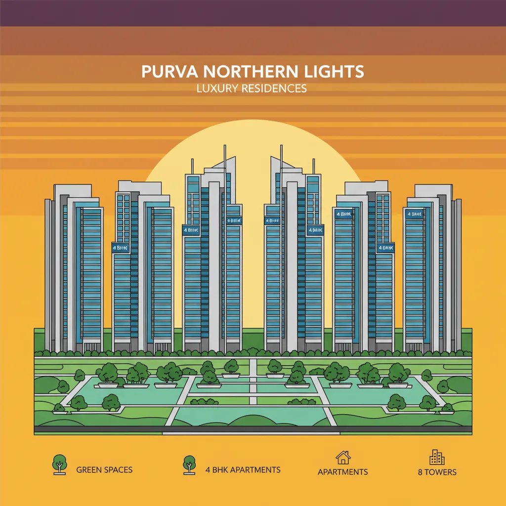 4 BHK Flats in Purva Northern Lights 4 BHK Flats in Purva Northern Lights