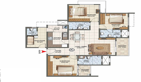 3 Bhk Floor Plan 3 Bhk Floor Plan