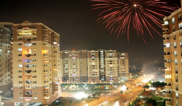 Purva Northern Lights Festival Celerations in Township Purva Northern Lights Festival Celerations in Township