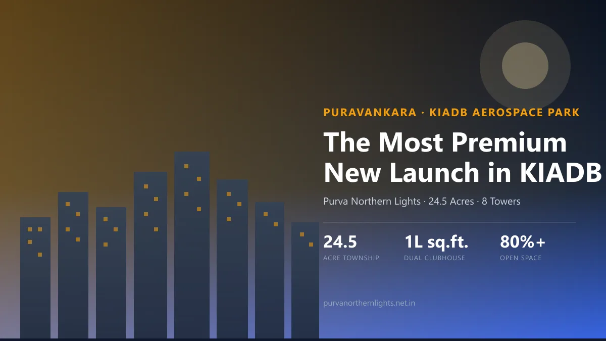 What Makes Purva Northern Lights the Most Premium New Launch in KIADB What Makes Purva Northern Lights the Most Premium New Launch in KIADB